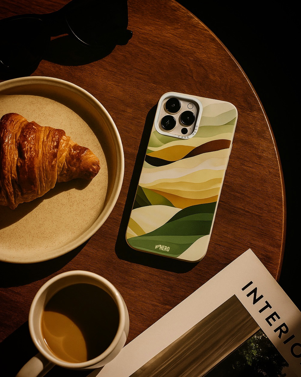 CaseHERO Plains – MagSafe Case for iPhone 16 Pro / Pro Max, Slim Fit with Stand