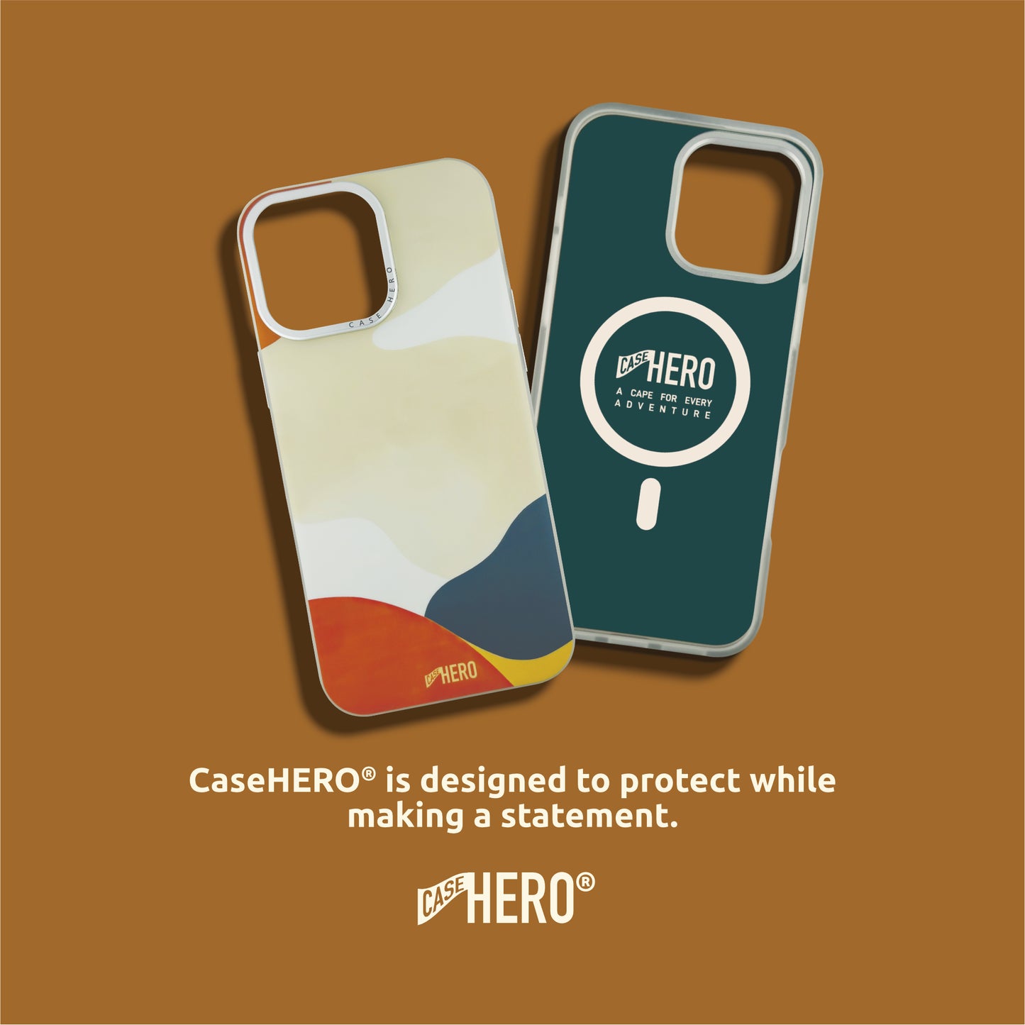 CaseHERO® iPhone 16 Pro および Pro Max 用ケース – ウィルダネス コレクション - ダスク エディション