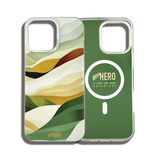 CaseHERO Plains – MagSafe Case for iPhone 16 Pro / Pro Max, Slim Fit with Stand