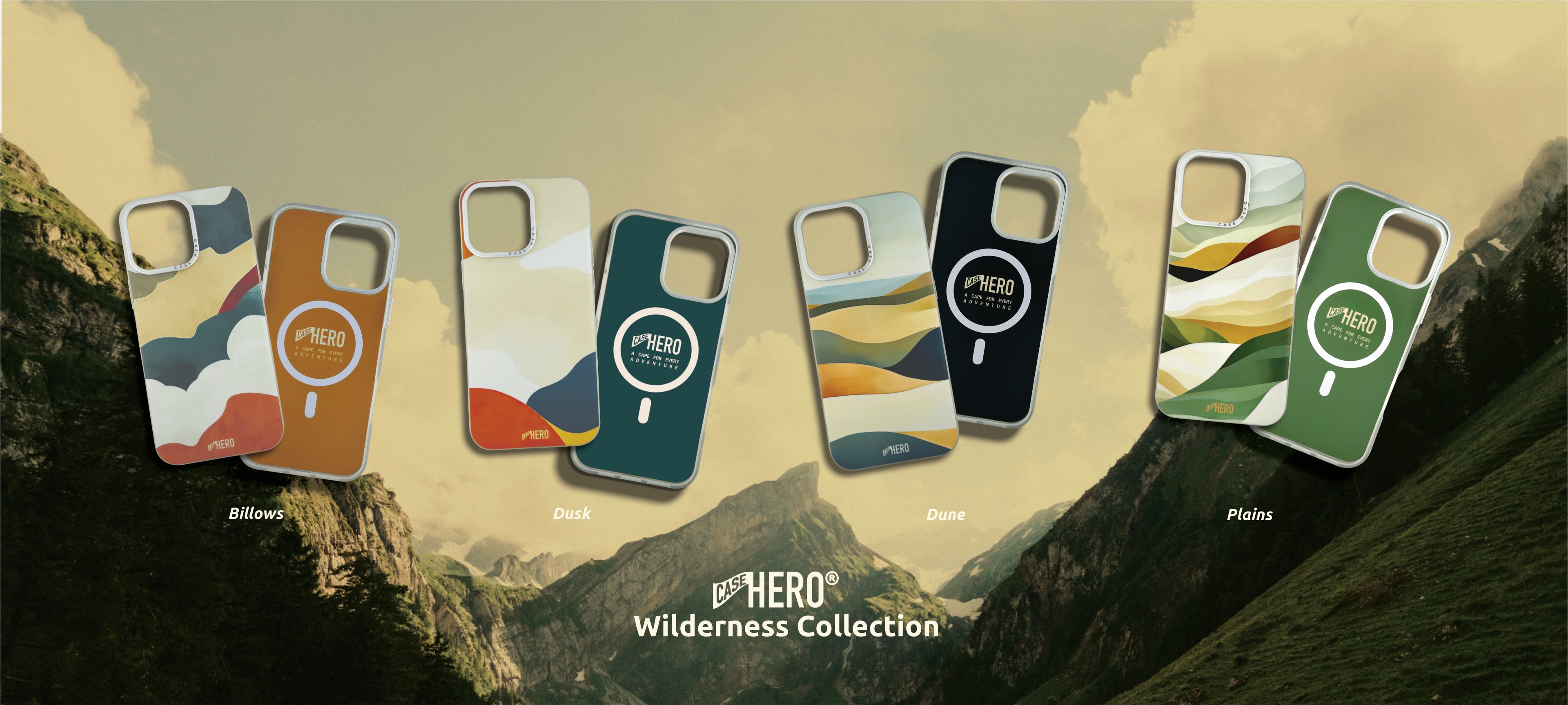 iPhone 16 Pro Max case with stand and MagSafe – CaseHERO Wilderness Collection