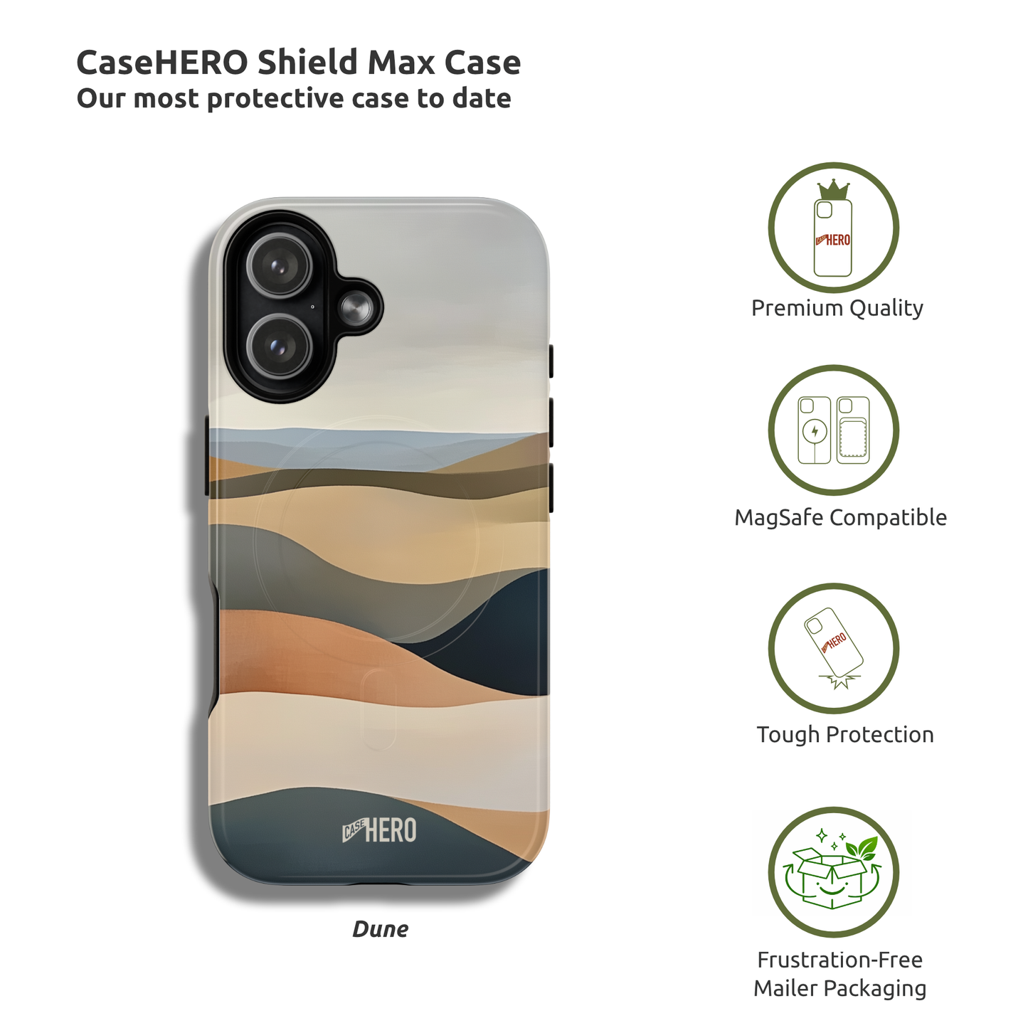 CaseHero Shield Max Case - Dune Edition