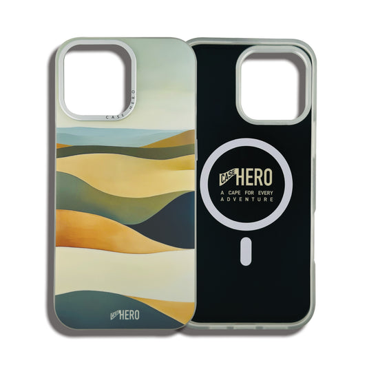 iPhone 16 Pro 및 Pro Max용 CaseHERO® 케이스 – Wilderness 컬렉션 - Dune Edition